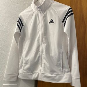Girls Adidas zip up jacket